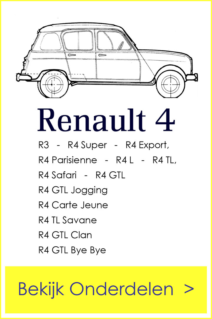 de ober Per Archeologie Renault 4 onderdelen - renault4onderdelen.nl